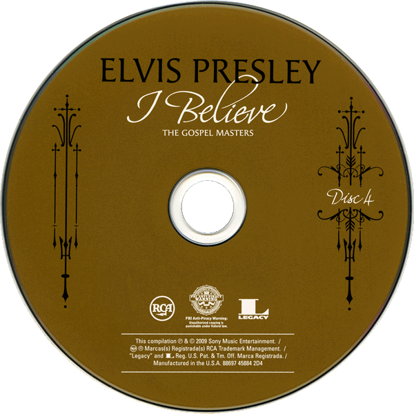CD I Believe The Gospels Masters RCA BMG 88697 45884 2