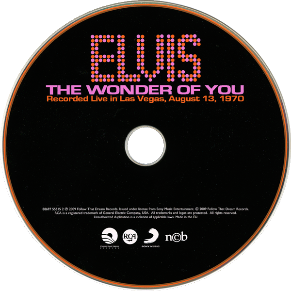 CD The Wonder Of You FTD 88697 55515 2
