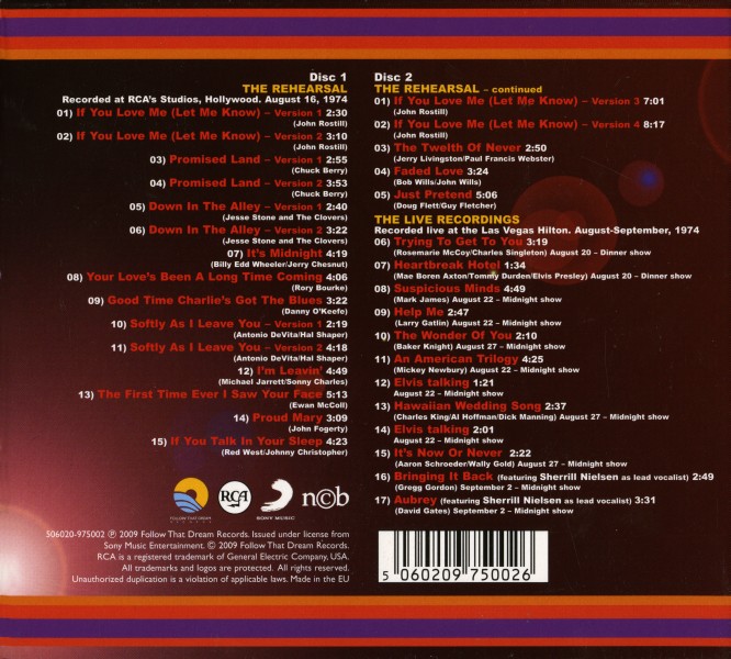 CD Elvis From Sunset To Las Vegas FTD 506020-975002