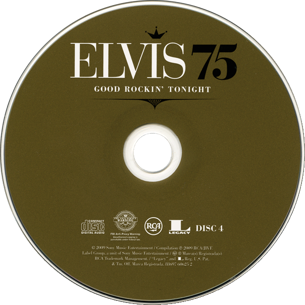 2009-12-09 CD  Elvis 75 Good Rockin' Tonight RCA Legacy 88697 60625 2