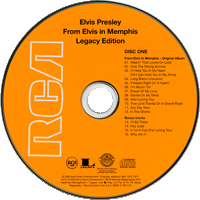  CD From Elvis In Memphis Sony RCA Legacy 88697 51497-2