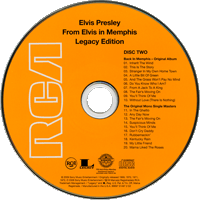  CD From Elvis In Memphis Sony RCA Legacy 88697 51497-2