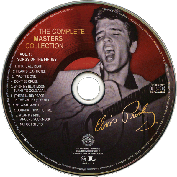 CD The Complete Masters Collection Vol 1: Songs Of The Fifties FM RCA Legacy 88697 61251 2