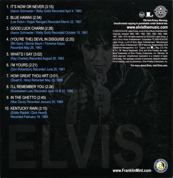 CD The Complete Masters Collection Vol 2: Songs Of The Fifties FM RCA Legacy 88697 61252 2
