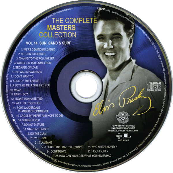 CD The Complete Masters Collection Vol 14: Sun, Sand & Surf FM RCA Legacy 88697 61268 2