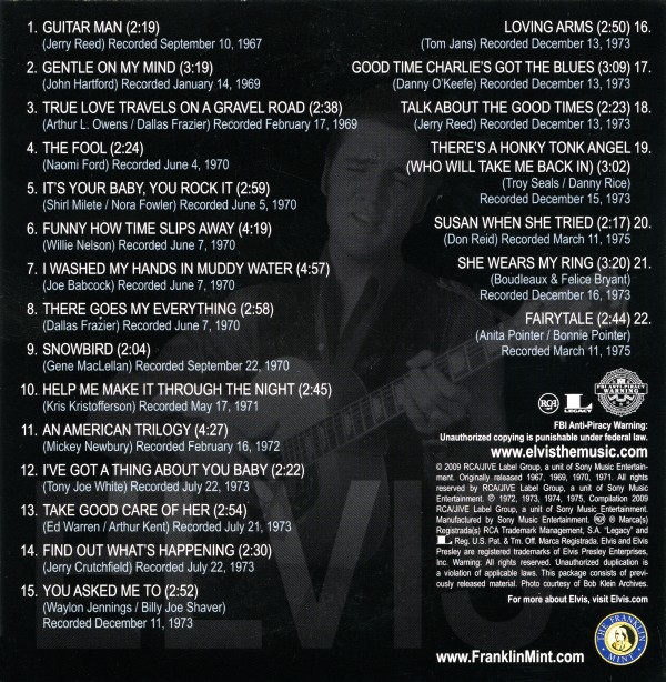 CD The Complete Masters Collection Vol 18: Country Legend FM RCA Legacy 88697 61274 2