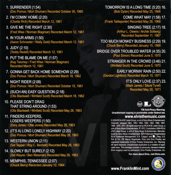 CD The Complete Masters Collection Vol 27: The Nashville Sessions FM RCA Legacy 88697 61284 2