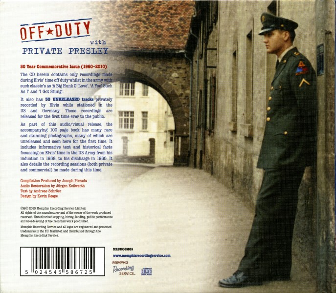 CD Off Duty With Private Presley MRS30065859