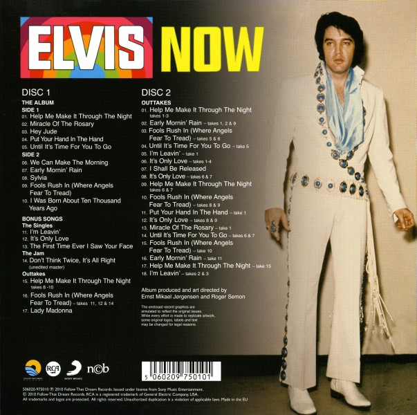 CD Elvis Now FTD 506020-975010