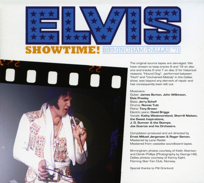 CD Elvis Show Time Birmingham-Dallas 76  FTD 506020-975013