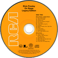 Elvis On Stage Sony RCA Legacy 88697 63213-2