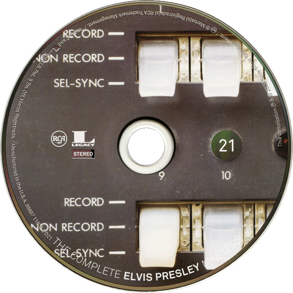 CD The Complete Elvis Presley Masters Vol 21 1970-1971 Sony RCA Legacy 88697 11826 2 D21