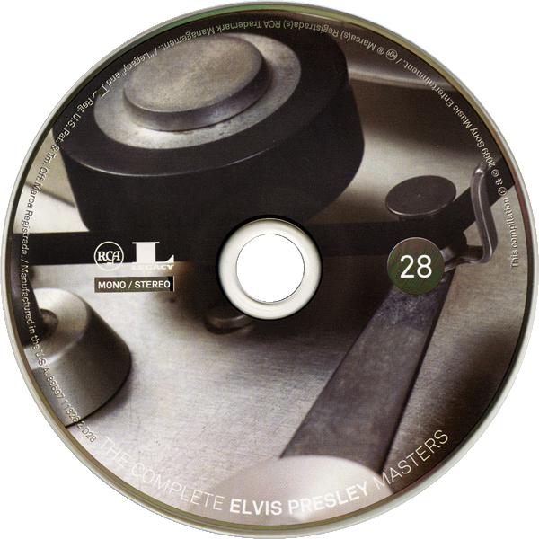 CD The Complete Elvis Presley Masters Vol 28 Outtakes and Alternates I Sony RCA Legacy 88697 11826 2 D28