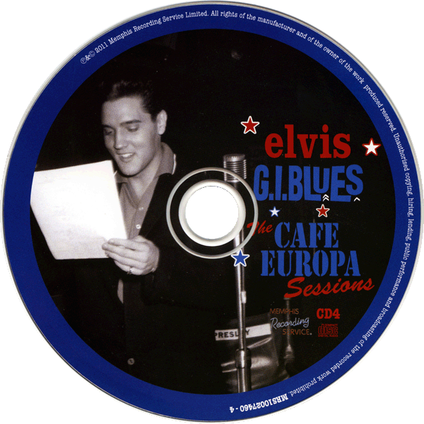 CD Book G.I. Blues The Cafe Europa Sessions MRS 10027460