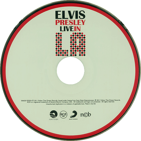 CD Elvis Presley Live In L.A. FTD 506020975024