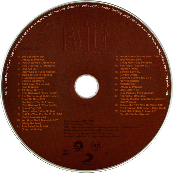 CD Fashion For A King FTD 506020-975035