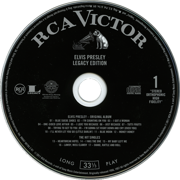CD Elvis Presley Legacy Edition 88697 90795 2
