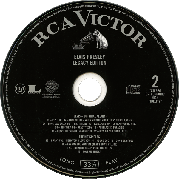 CD Elvis Presley Legacy Edition 88697 90795 2
