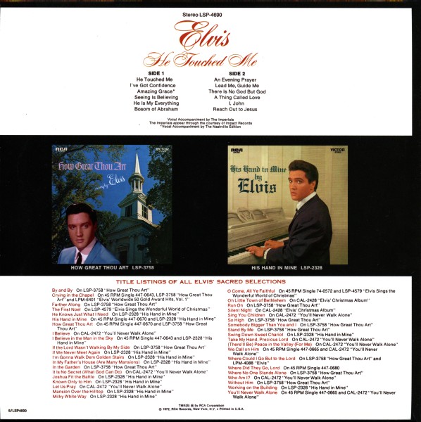 CD FTD He Touched Me 506020-975028