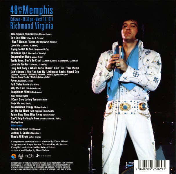 CD FTD Forty Eight hours To Memphis 506020-97502