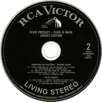  CD Elvis Is Back Sony RCA Legacy 88697 76233 2