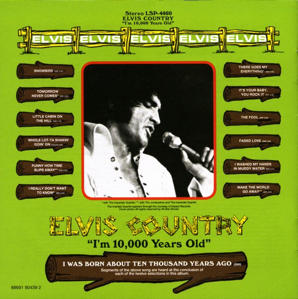 CD Elvis Country Legacy Edition 88691 904392