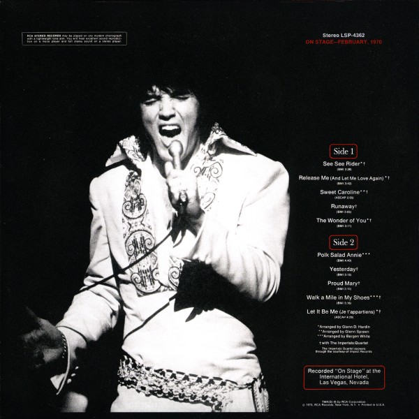 CD February, 1970 On Stage FTD 506020-975037