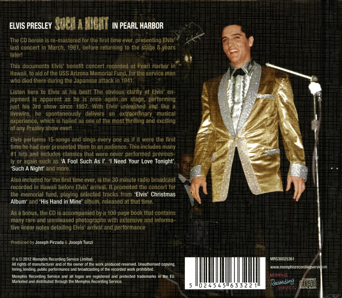 CD Book Such A Night In Pearl Harbor MRS 30025361