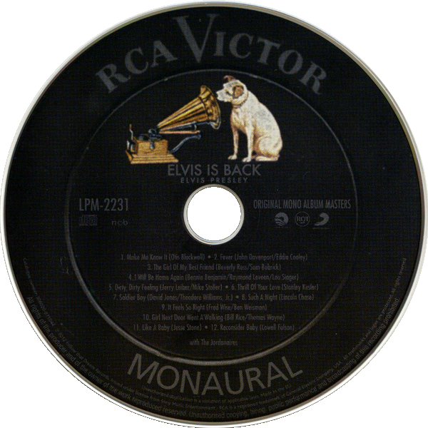 CD Welcome Home Elvis 1960 FTD 506020-975044