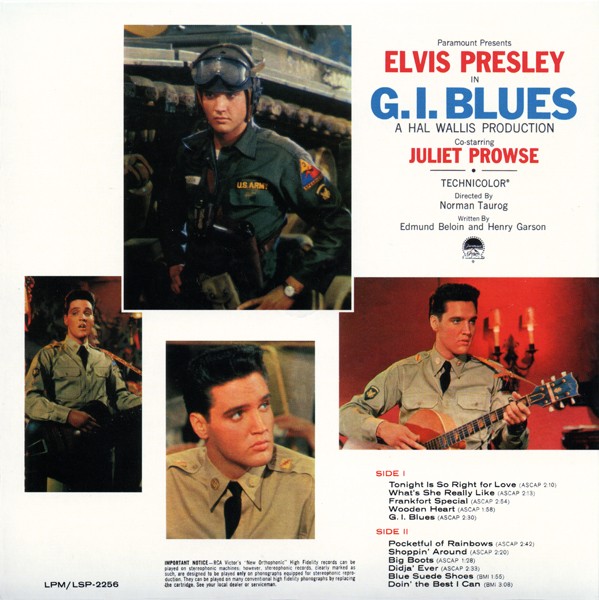 CD Elvis In G.I. Blues FTD 506020-975033