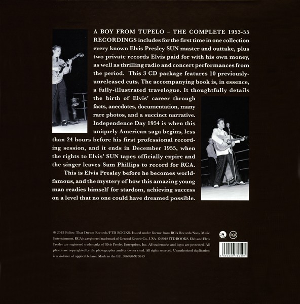 CD FTD A Boy From Tupelo-The Complete 1953-55 Recordings 506020-975049
