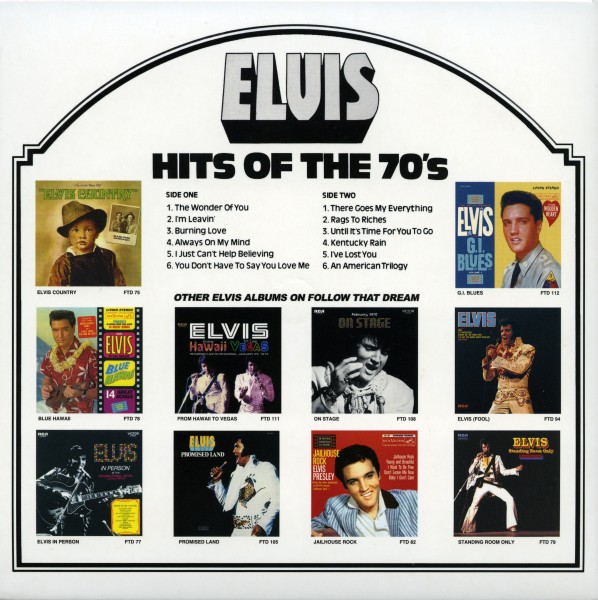 CD Elvis Hits Of The 70's FTD 506020-975048