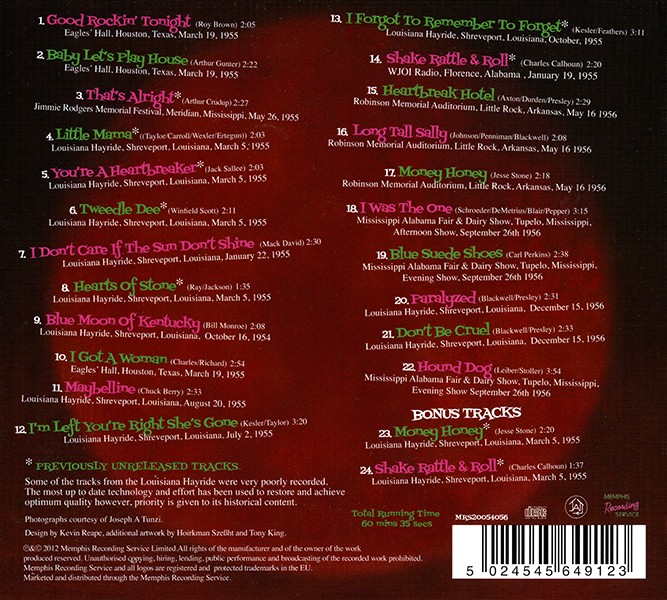Greatest Live Hits Of The '50's MRS 20054056