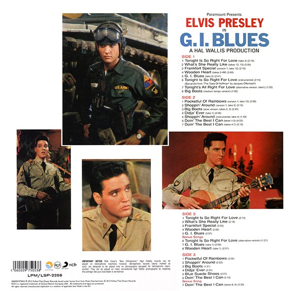 LP FTD G.I. Blues