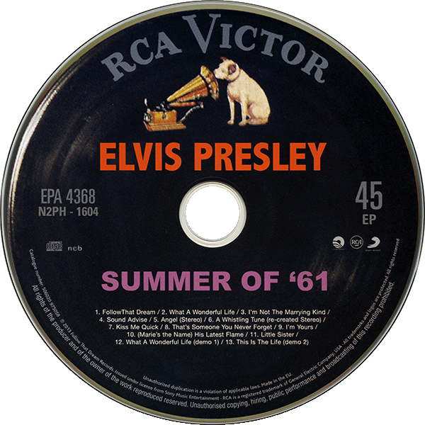 CD Book  Summer Of '61 FTD  506020 975058