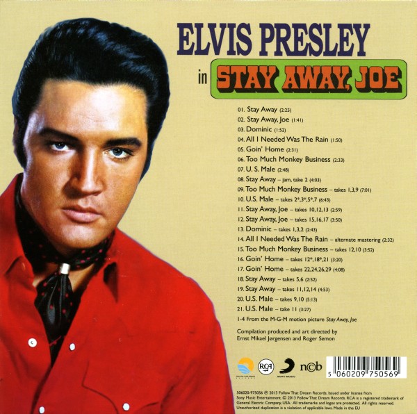 CD FTD Stay Away Joe   506020-975056