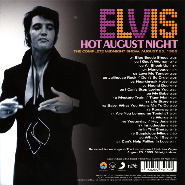 CD Hot August Night FTD 506020-975062