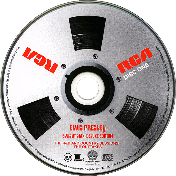 CD Elvis At Stax Sony RCA Legacy 88883724182MC1