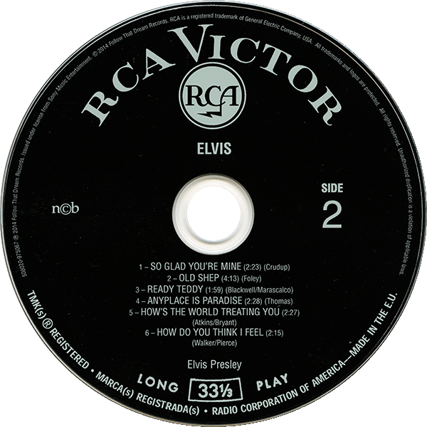 CD Elvis FTD 506020-975067