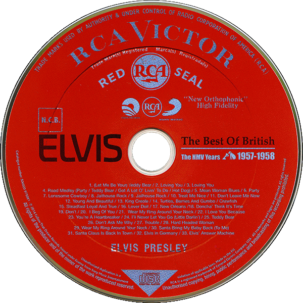CD Book The Best Of British - The RCA Years 1957-1958 FTD 506020-975081