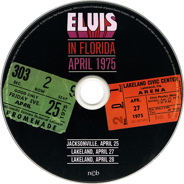 CD FTD Elvis In Florida April 1975 506020-975076
