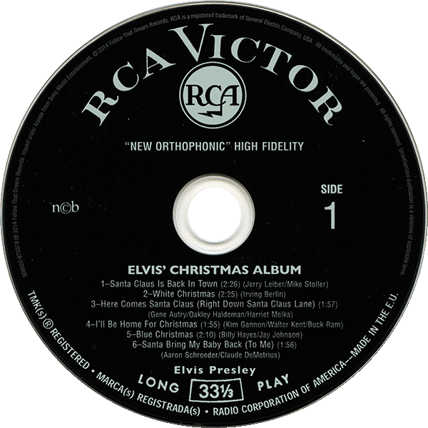 CD FTD Elvis' Christmas Album 506020-975079