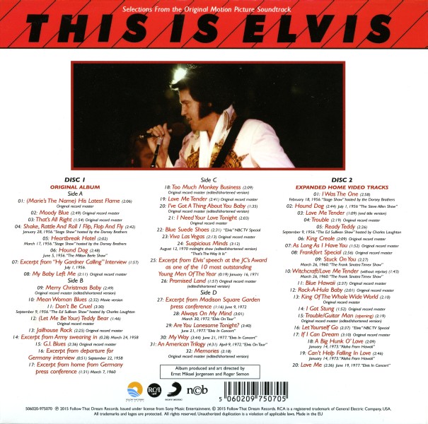 CD This Is Elvis FTD 506020-975070