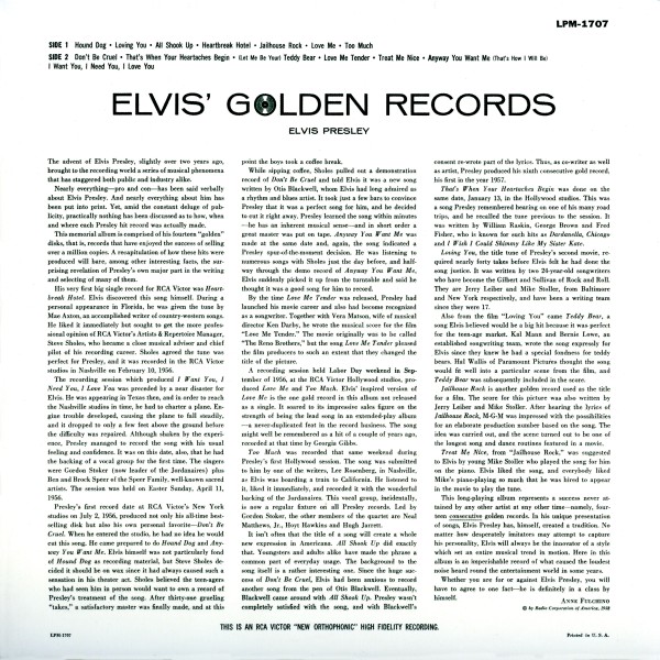 CD Elvis' Golden Records FTD 506020-975085