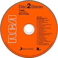 CD Elvis Today Sony RCA Legacy 88875084942
