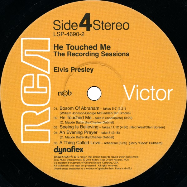 LP He Touched Me FTD 506020-975093