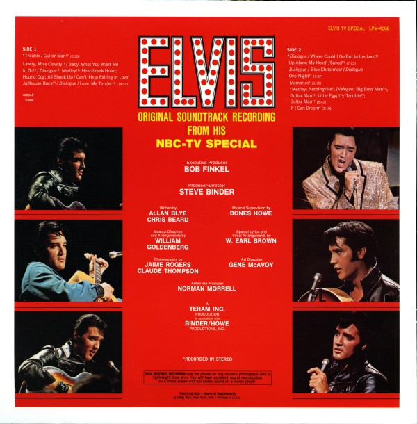CD Elvis NBC-TV Special FTD 506020-975094