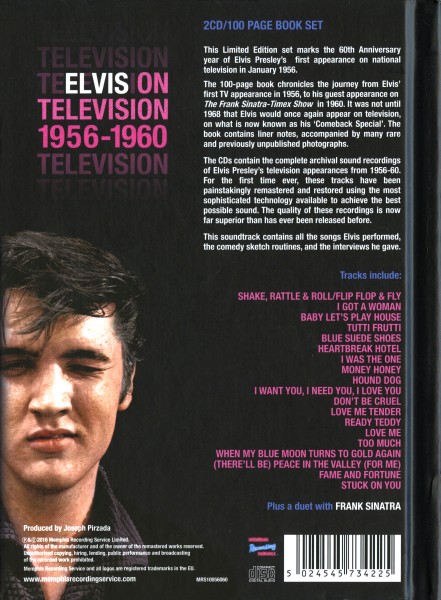 CD Book Elvis On Television MRS 10056060