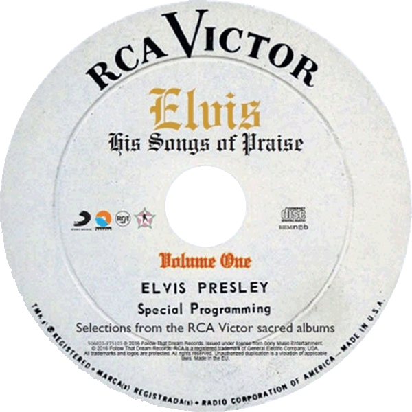 CD Book His Songs Of Praise Volume One FTD 506020-975103