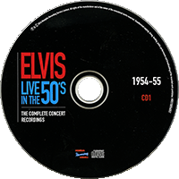 CD Book Elvis Live In The 50's The Complete Concert Recordings MRS MRS10054057